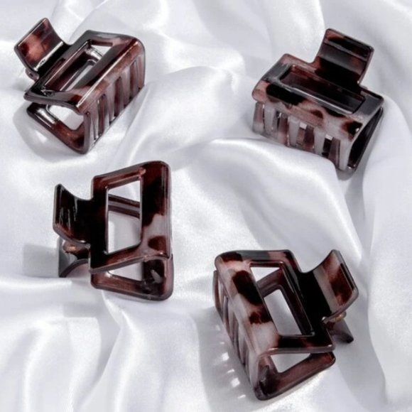 4pcs Resin Hair Claw Set - Picture 1 of 4
